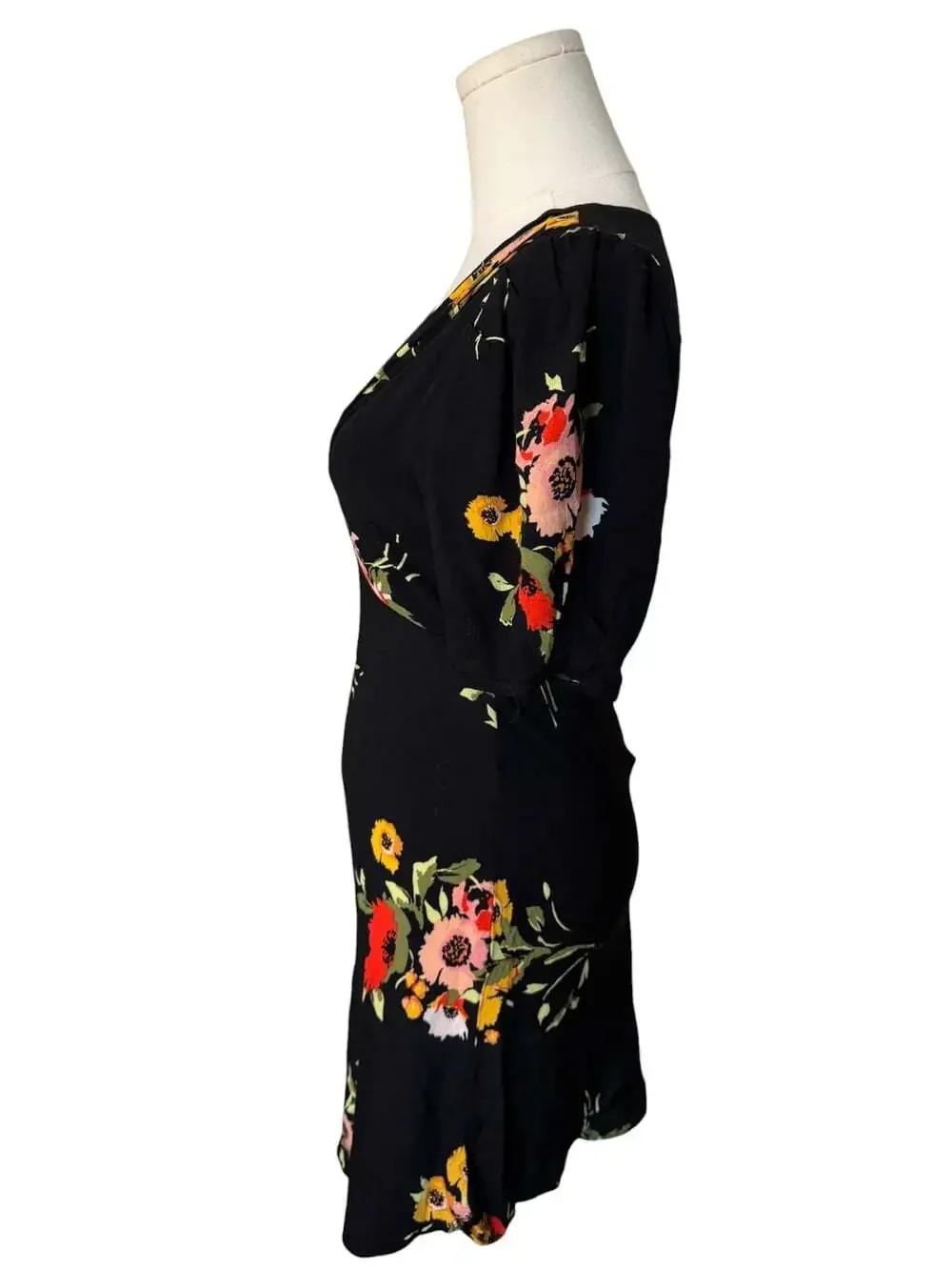 Free People Neon Garden Mini Dress